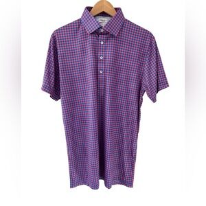 Collars & Co Semi-Spread Collar Polo shirt M tall
Tribeca red blue NWOT